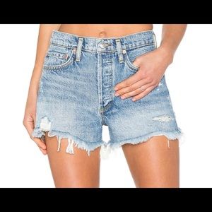 Agolde Parker Shorts in Swampmeet